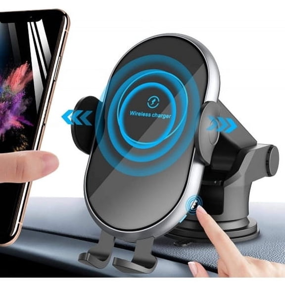 Dashboard Air Vent Car Wireless Charger Mount for Kyocera DuraForce Ultra 5G - Holder Fast Charge Auto Sensor Dock Cradle 10W and 7.5W Compatible With DuraForce Ultra 5G