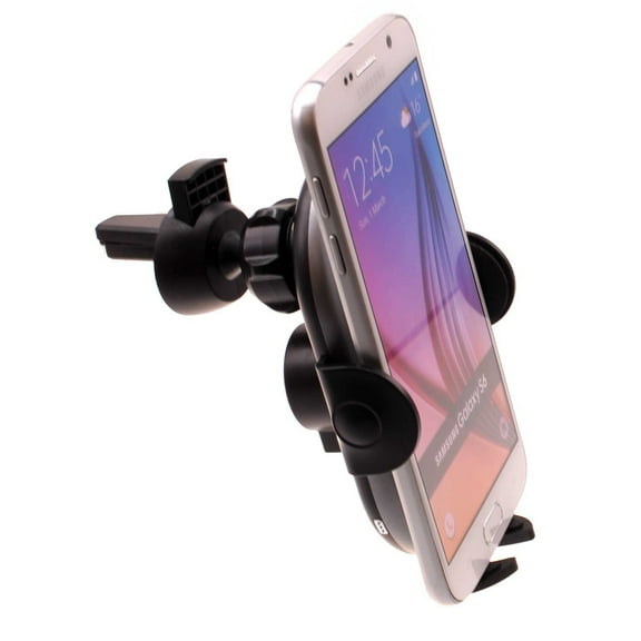 Dashboard Air Vent Car Wireless Charger Mount for Samsung Galaxy S23/S22/S21/S20/Ultra/Plus - Holder Fast Charge Auto Sensor Dock Cradle 10W and 7.5W AC Louver