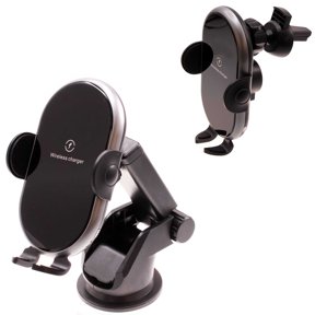 Dashboard Air Vent Car Wireless Charger Mount for iPhone 15/Pro/Max/Plus - Holder Fast Charge Auto Sensor Dock Cradle