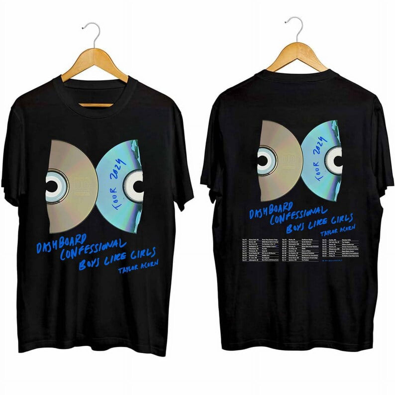 Dashboard Confessional 2024 Tour Shirt, Dashboard Confessional Band Fan