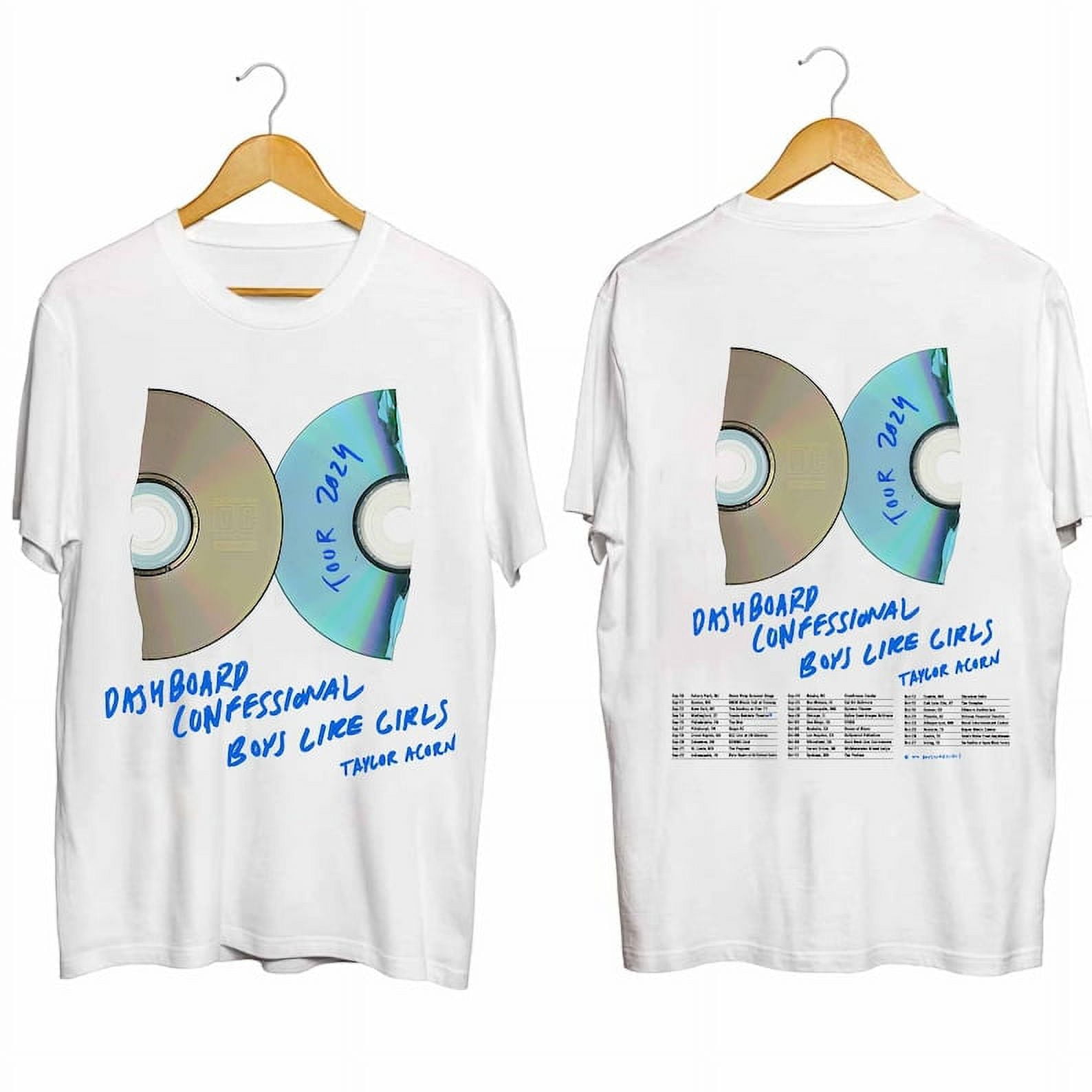 Dashboard Confessional 2024 Tour Shirt, Dashboard Confessional Band Fan