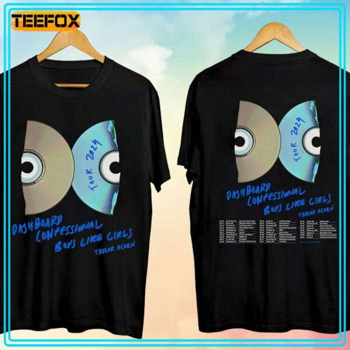 Dashboard Confessional Tour 2024 Music TShirt