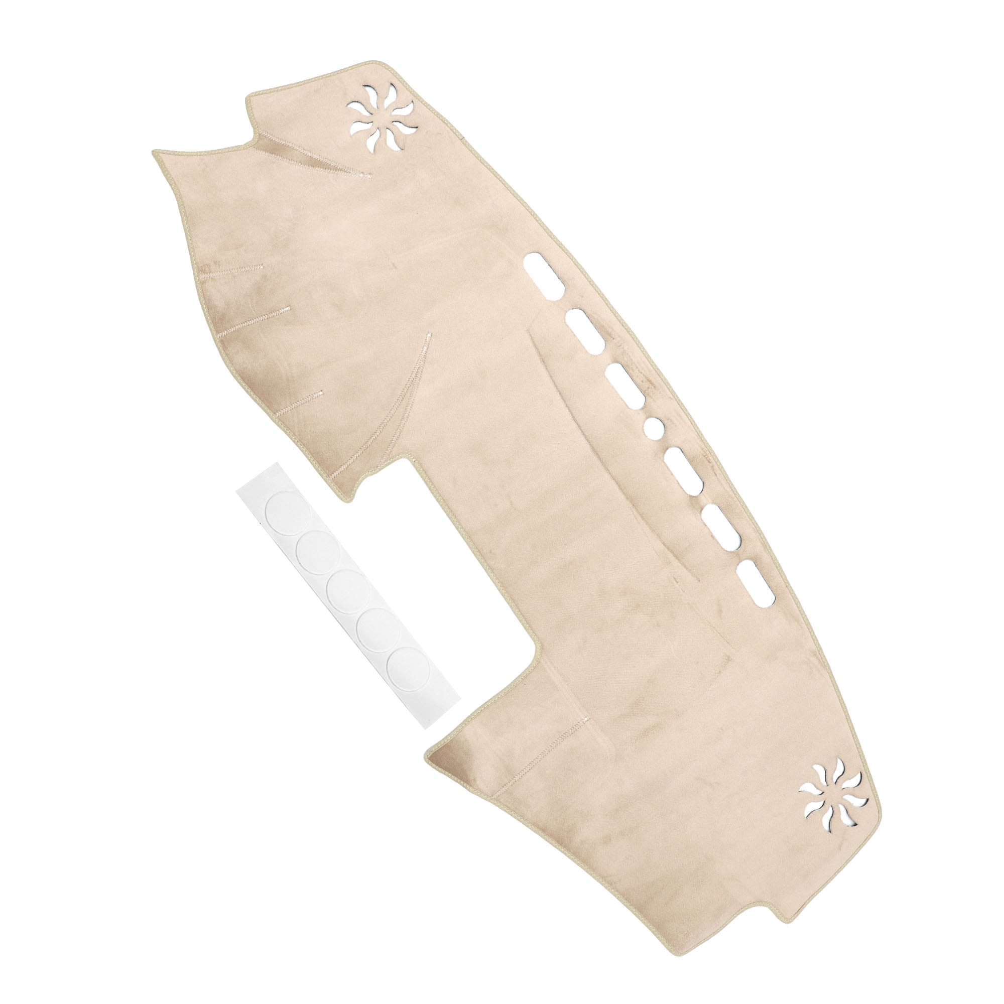 Unique Bargains Dashboard Cover Anti-Slip/Anti Dust Dash Cover Mat Carpet for Toyota Camry 2007-2011 Flannel Beige