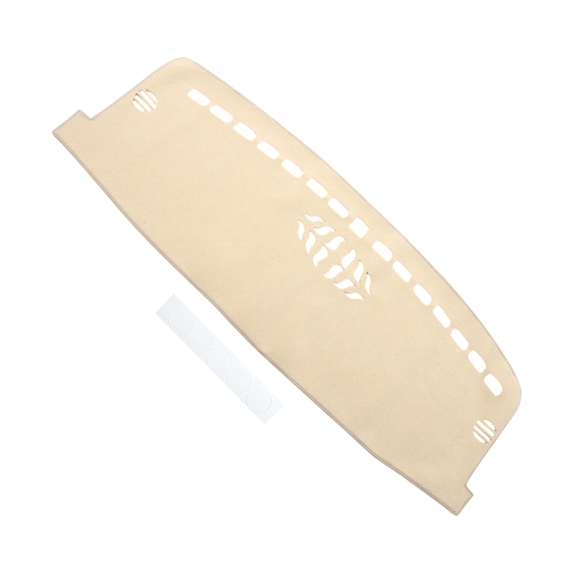 Unique Bargains Dashboard Cover Anti-Slip Dash Cover Mat Carpet for Ford ESCAPE 2020-2025 Polyester Beige