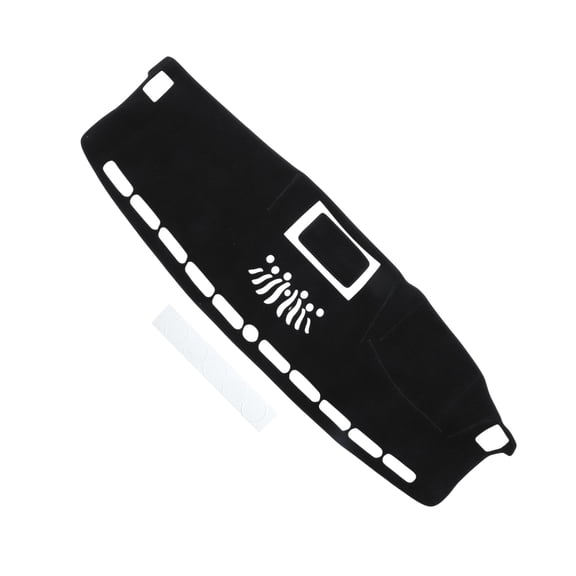 Unique Bargains Dashboard Cover Anti-Slip Dash Cover Mat Carpet for Ford for Ranger 2019-2022 Polyester Black