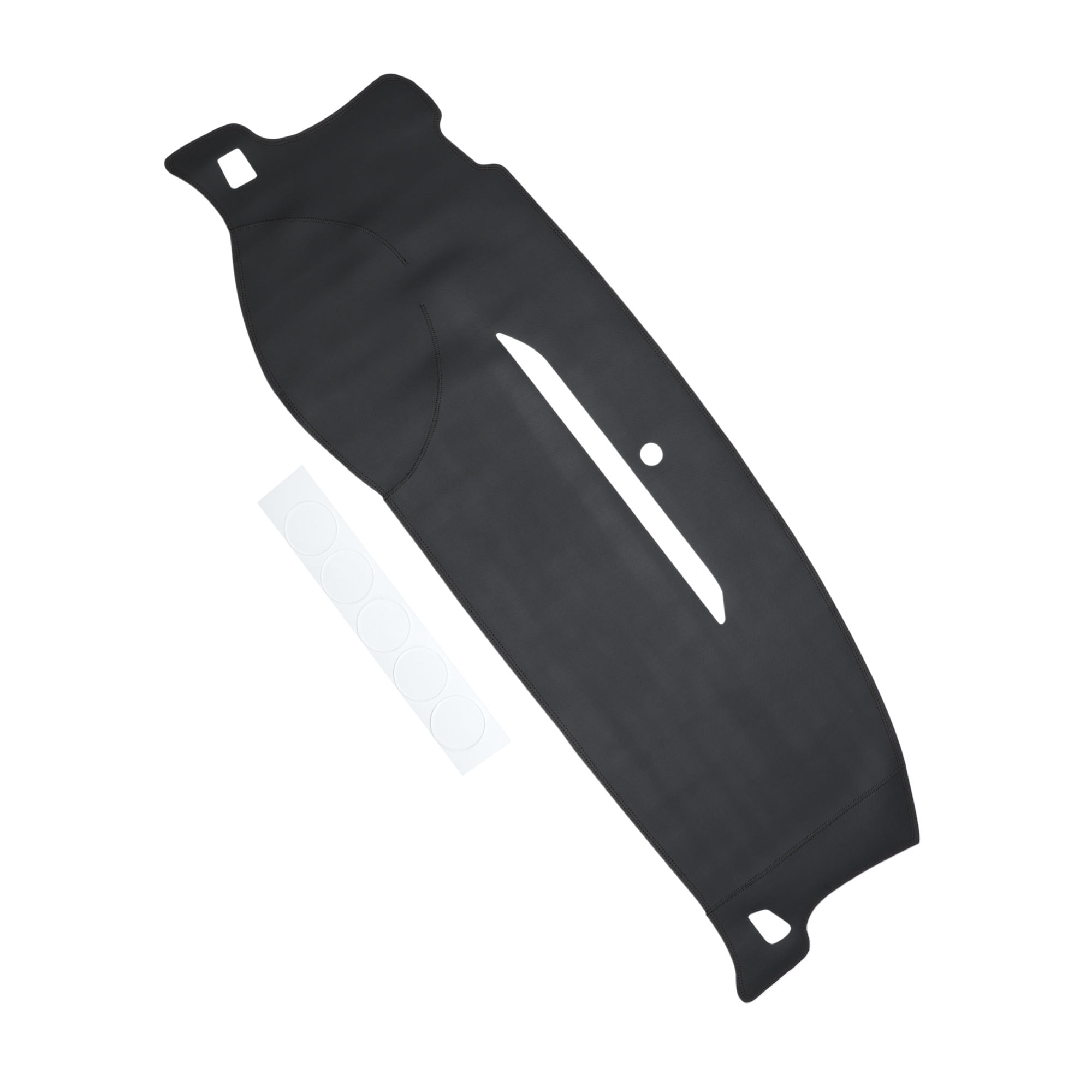 Dashboard Cover Dash Cover Mat Carpet for Chevrolet Silverado 2007-2013 Black Faux Leather 1Pc Anti-Slip Car Interior