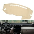 thumbnail image 1 of Dashboard Cover Dash Cover Mat Carpet for Hyundai Tucson 2016-2018 Polyester Beige, 1 of 7