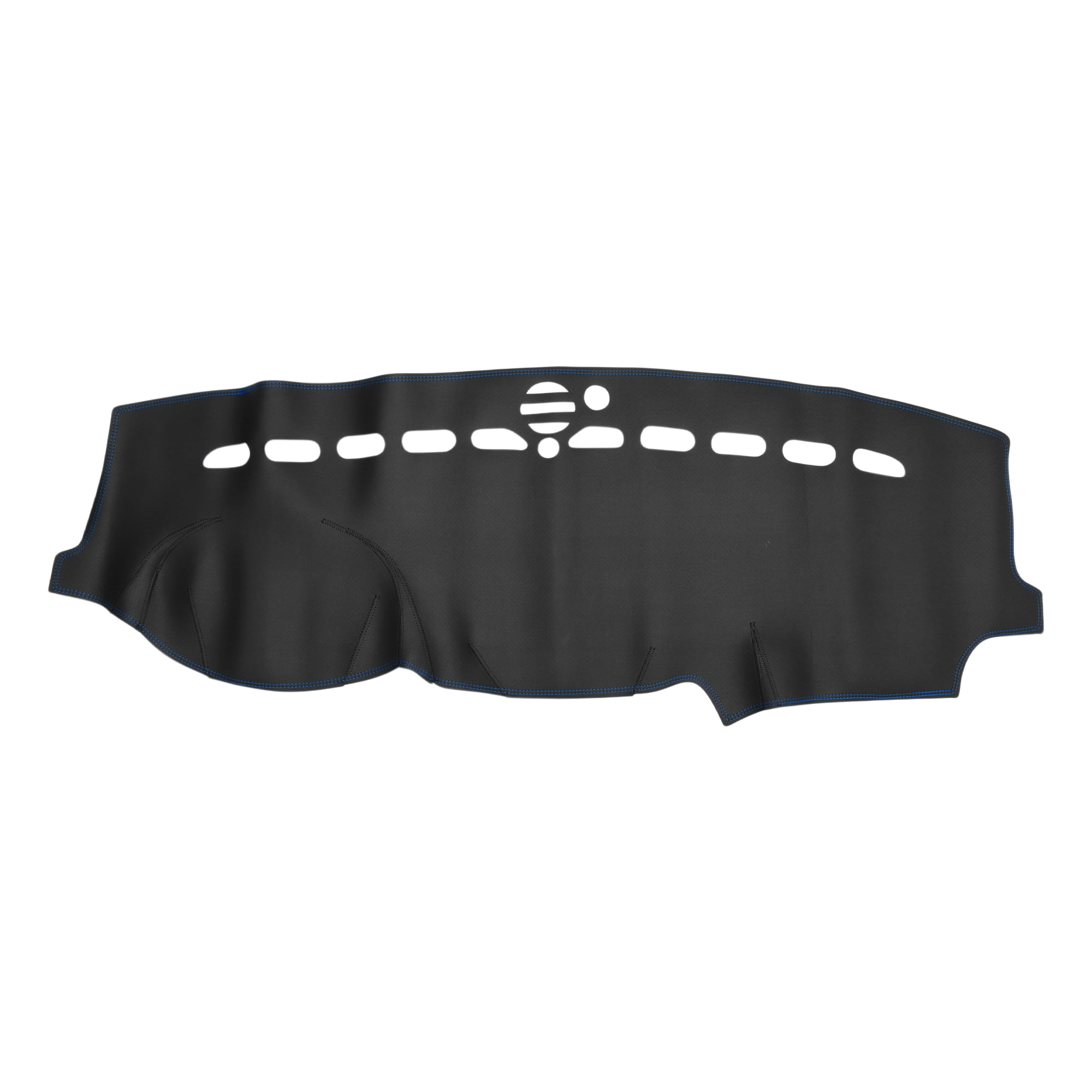 Dashboard Cover Dash Cover Mat Carpet for Jeep Grand Cherokee 2011-2021 Black Blue Faux Leather 1 Pc Anti-Slip Car Interior