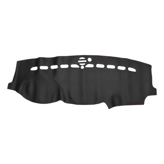 Dashboard Cover Dash Cover Mat Carpet for Jeep Grand Cherokee 2011-2021 Black Red Faux Leather 1 Pc Anti-Slip Car Interior