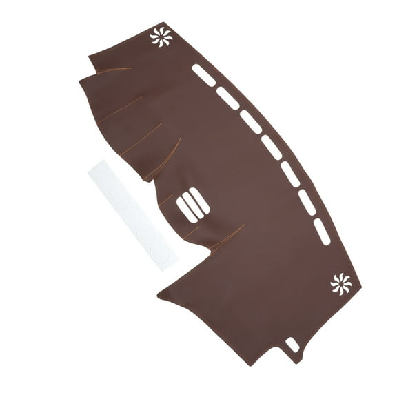 Dashboard Cover Dash Cover Mat Carpet for Lexus RX330 2004-2006 Brown Faux Leather 1 Pc Anti-Slip Car Interior