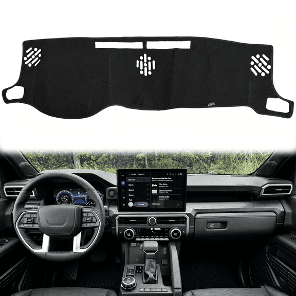 XUKEY Dashboard Cover Fit Mat Dash for Toyota Tacoma 2024 2025 2026 N400 Anti-Sun Dashmat