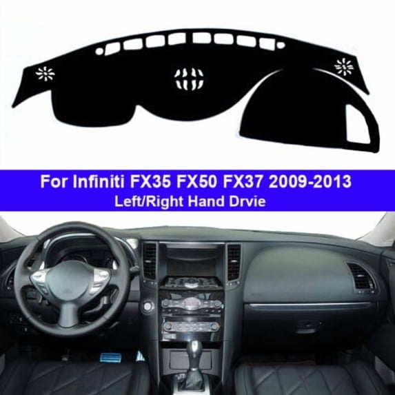 Dashboard Cover Pad Carpet Protector Car DashMat Dashboard Cover Carpet Cape For Infiniti FX35 FX50 FX37 2009 - 2013