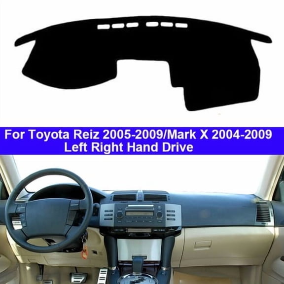 Dashboard Cover Pad Carpet Protector Car DashMat Dashboard Cover Carpet For Toyota Reiz 2005 -2009 Mark X 2004 - 2009