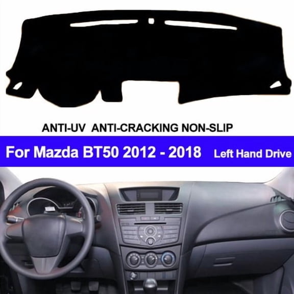 Dashboard Cover Pad Carpet Protector Car Dashboard Cover Dash Mat DashMat For Mazda BT50 2012 - 2015 2016 2017 2018