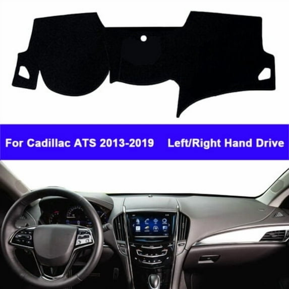 Dashboard Cover Mat Non-Slip Pad Carpet Sunshield Protector Car Inner Dashboard DashMat Carpet For Cadillac ATS 2013 - 2016 2017 2018 2019 Dash Cover