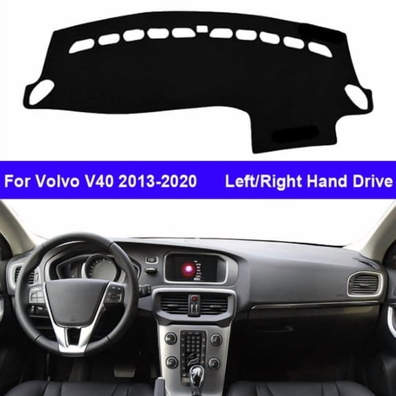 Dashboard Cover Pad Carpet Protector Car Inner Dashboard DashMat Cover For Volvo V40 2013 - 2020 Carpet Protector