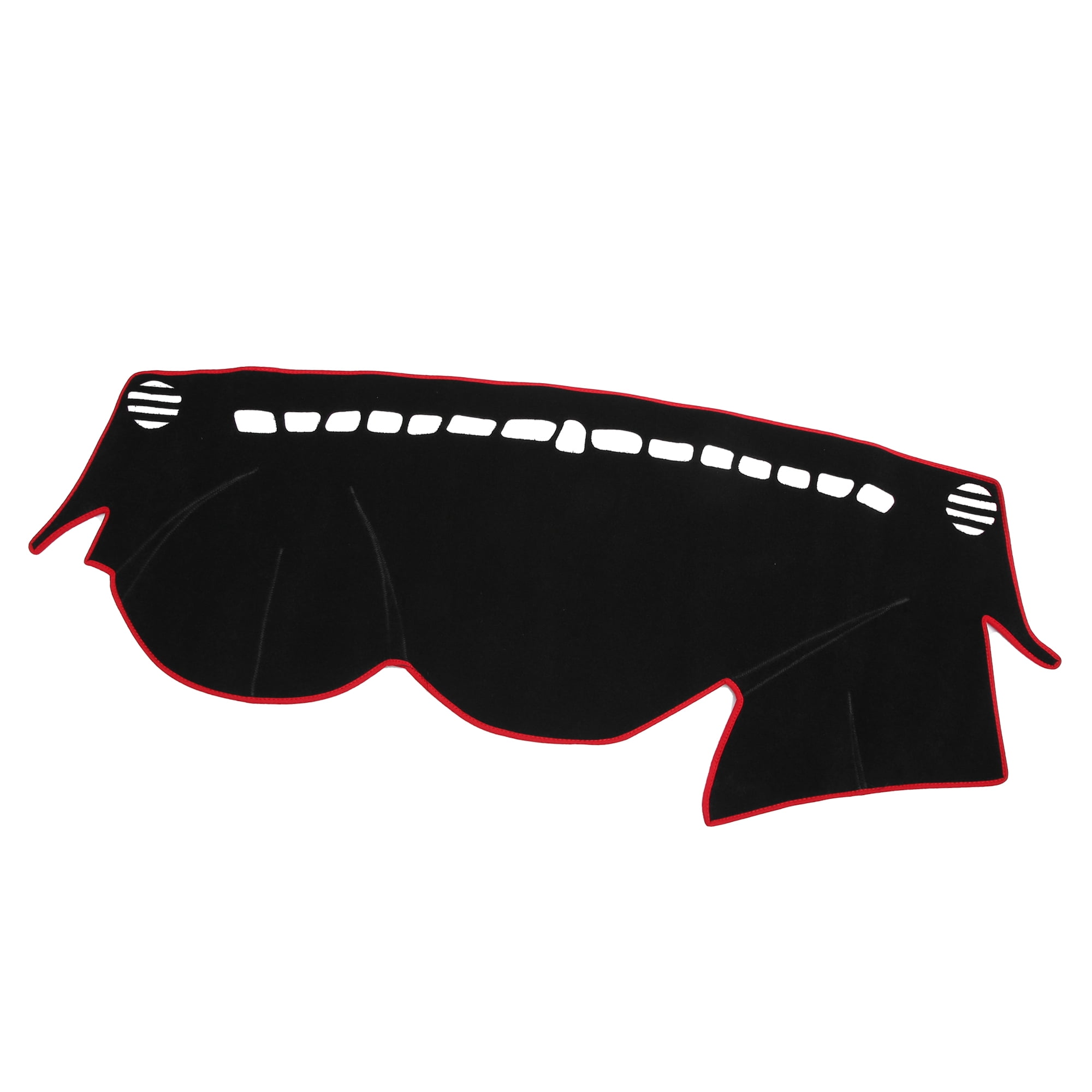 Dashboard Cover for Hyundai Sonata 2011-2014 Non-slip Polyester Black Red Dash Cover Mat Protector Cover