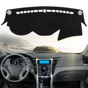 SPEEDWOW Dashboard Dash Board Cover Mat Carpet Compatible with 2011-2014 Hyundai Sonata