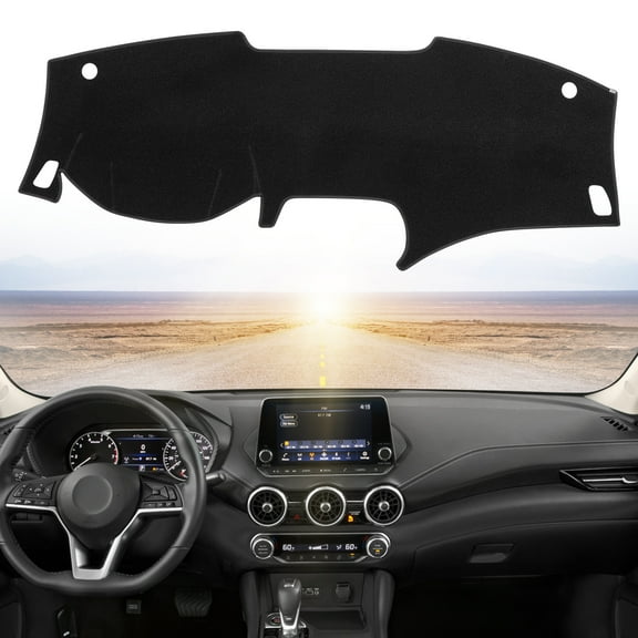 SPEEDWOW Dashboard Dash Cover Mat Carpet Compatible with 2020 2021 2022 2023 2024 Nissan Sentra