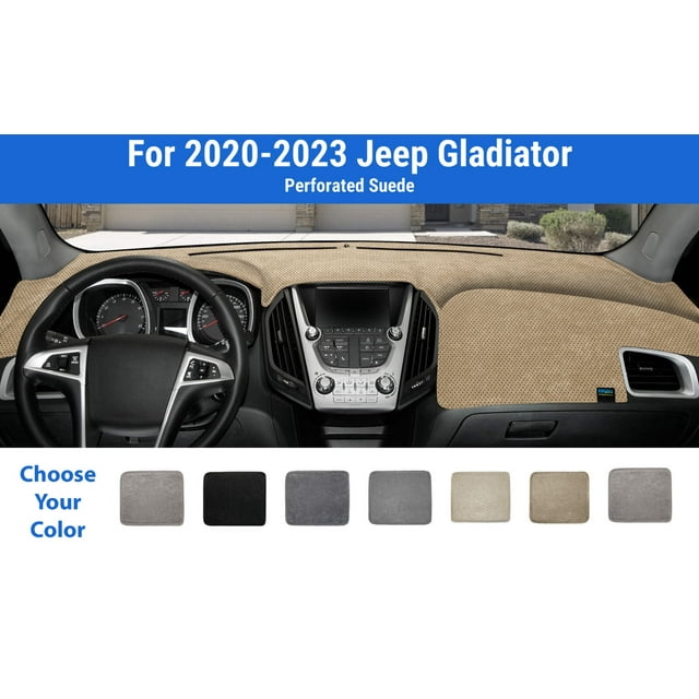Dashboard Dash Mat Cover for 20202023 Jeep Gladiator (Sedona Suede