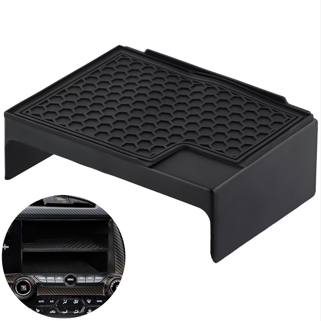 Dashboard Display Storage Bin Holder Rack, Dash Storage Bin Tray