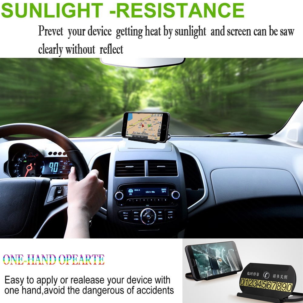 Dashboard GPS Car Phone Mounts For 36.8 Inch Universal Smartphones