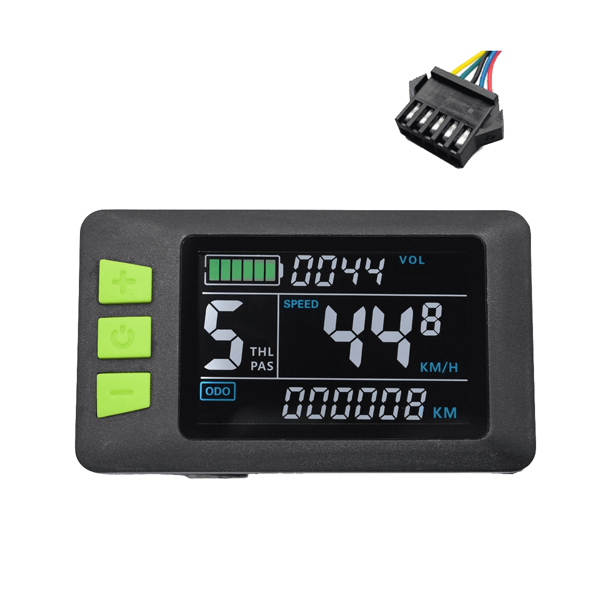 Dashboard Meter Screen 24V60V Electric Bike Meter(SM Plug 5PIN