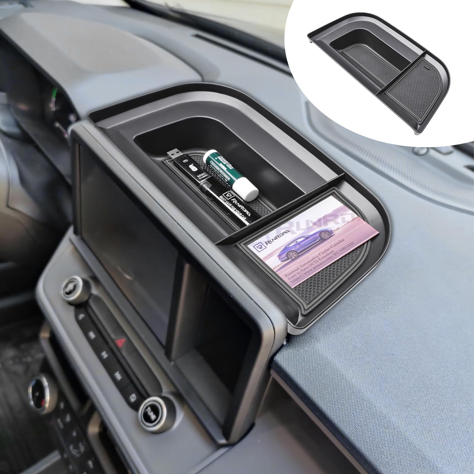 Dashboard Organizer Interior Storage Tray Compatible with Ford Maverick