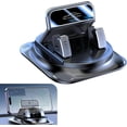thumbnail image 1 of Dashboard Phone Cradle Mount, One-hand Operation Dashboard Mobile Phone Cradle, Non-slip 360-degree Rotation Smartphone Holder Mount, Universal for Most Cars, SUVs, Trucks (Black), 1 of 7