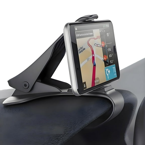 Dashboard Phone Mount, Car Phone Holder, Universal 360 Rotating Magnetic Clip for Navigation and Hands-Free Calling, Dashboard or Windshield Use, 1-Pack