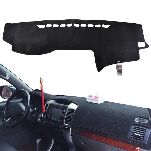 XUKEY Dashboard Cover For Toyota Prado 2003-2009 Dashmat Pad Anti-Sun Black