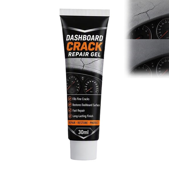Dashboard Repair Gel, Car Interior Crack Filler for Plastic & Vinyl, Dashboard Scratch & Crack Repair (30ML, 1PC)