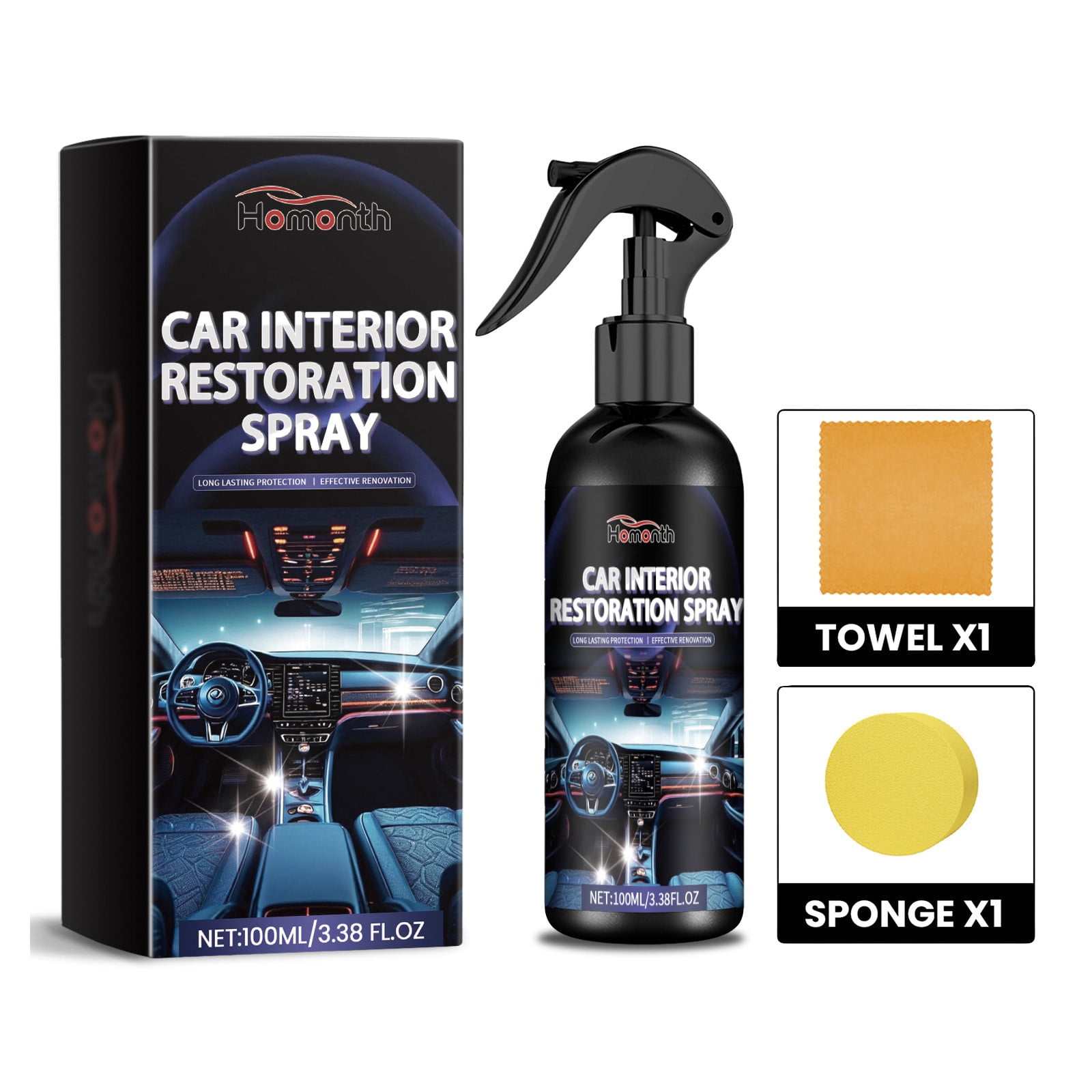 100g Dashboard Restorer – UV-Schutz Für Auto-Innenraum, Gegen Kratzer Und Ausbleichen