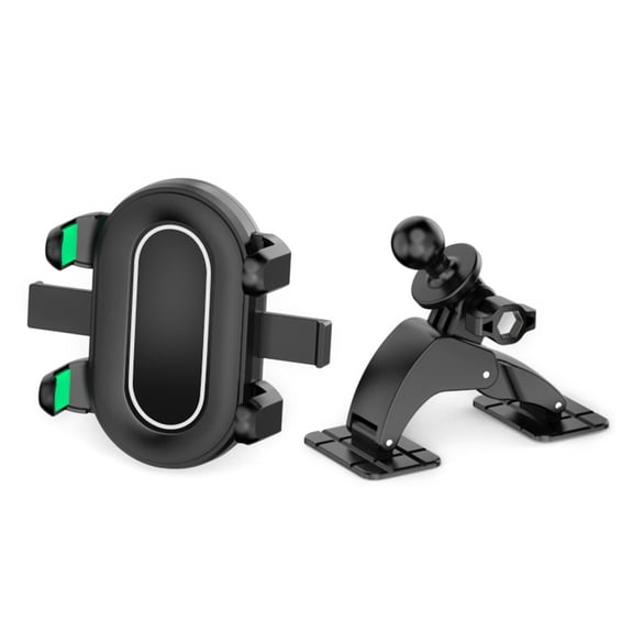 Dashboard Windshield Phone Mount Adjustable Arm Shockproof Silicone Padding For 4-6.7Inch Smartphones
