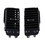 Dashboards Fit For Toyota Land Cruiser Prado 120 2003-2009, Center A/C Dash Air Vent Trim Cover, Console Outlet Insert Grille Panel-Black