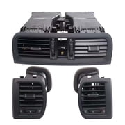 Dashboards Replacement Fit For Skoda Fabia  2008-2019, Car Air Outlet Vent Trim Cover, Air Vent Panel, Dash Board Cover For Car-A Set