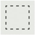 thumbnail image 1 of Dashed Square Outline DIY Cookie Wall Craft Stencil - 7.0 Inch, 1 of 5
