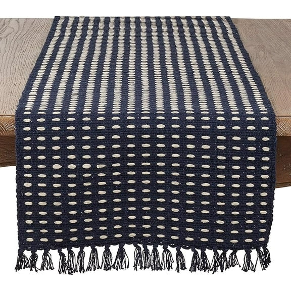 Dashed Woven Table Runner