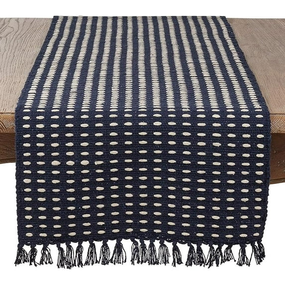Dashed Woven Table Runner