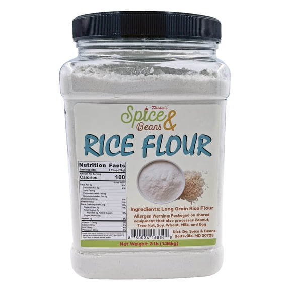 Dasher's Spice & Beans Rice Flour 3 lb