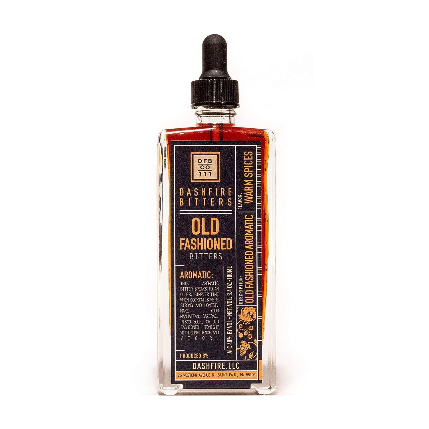 Dashfire Cocktail Bitters, Old Fashioned Aromatic