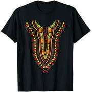 Dashiki Print Kente Costume Ethnic Pride African Tribal T-Shirt