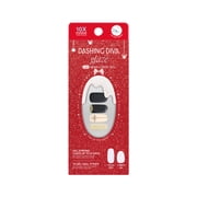 Dashing Diva GLAZE DESIGN, Semi-Cured Gel Nail Polish Stickers, Old Gold, Includes 32 Strips