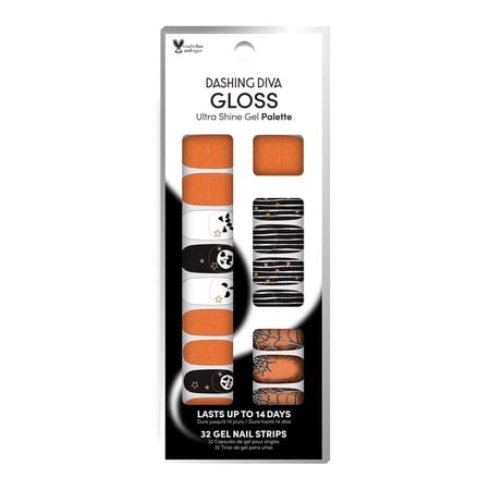 Dashing Diva GLOSS Ultra Shine Gel Color, Pumpkin Fright