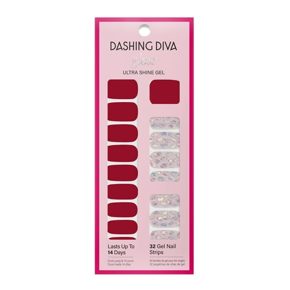 Dashing Diva GLOSS Ultra Shine Gel Palette, Nail Stickers, Dance Floor, 32ct