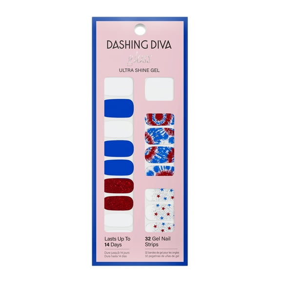 Dashing Diva GLOSS Ultra Shine Gel Nail Strips, Nails That I Love, 32 Count
