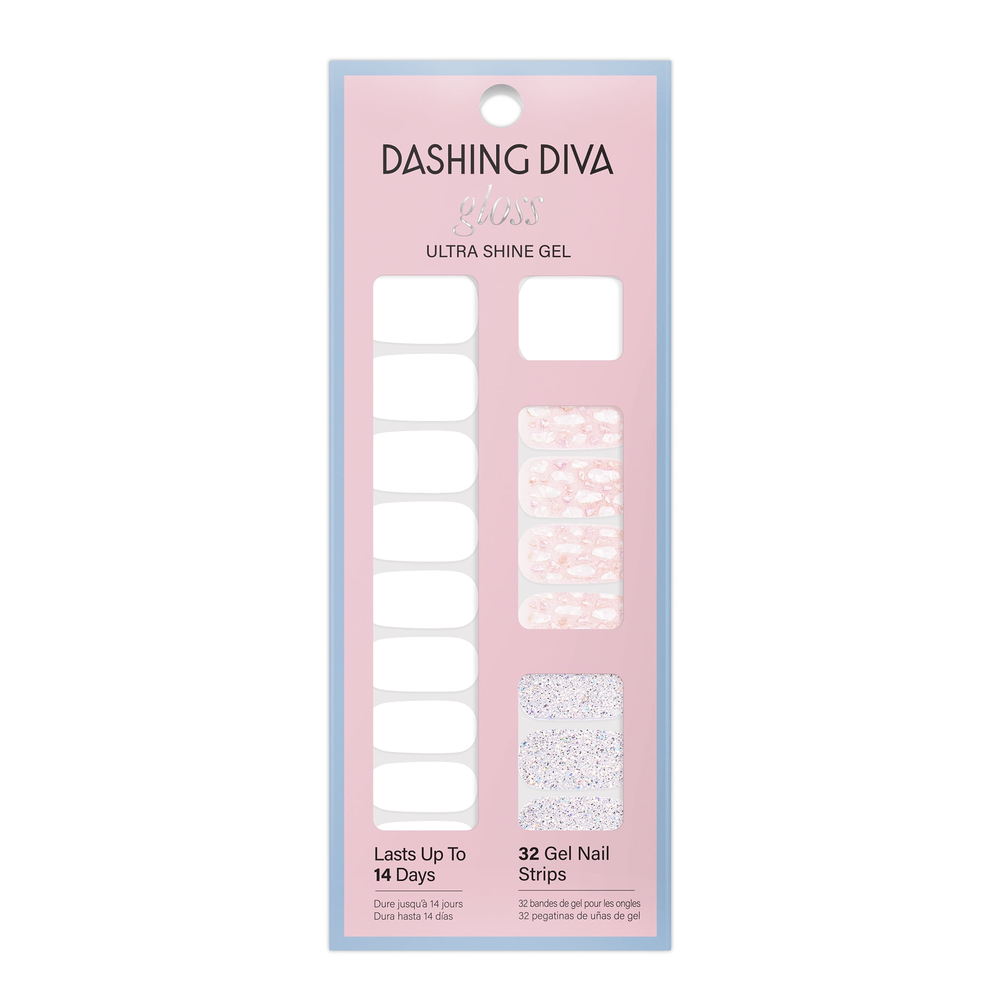 Dashing Diva GLOSS Ultra Shine Gel Nail Strips Salt Cave 32 Count Dashing Diva GLOSS Ultra Shine Gel Nail Strips Salt Cave 32 Count