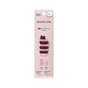 Dashing Diva Glaze Effects Semi-Cured Gel Nail Art Strips, Ruby Red Apple, 32 Count