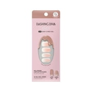 Dashing Diva Glaze Semi-Cured Gel Nails, Velvet Blush, 32 Count