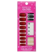 Dashing Diva GLOSS Ultra Shine Gel Palette, Santa's Helper, Holiday Collection, 32ct, Nail Strips